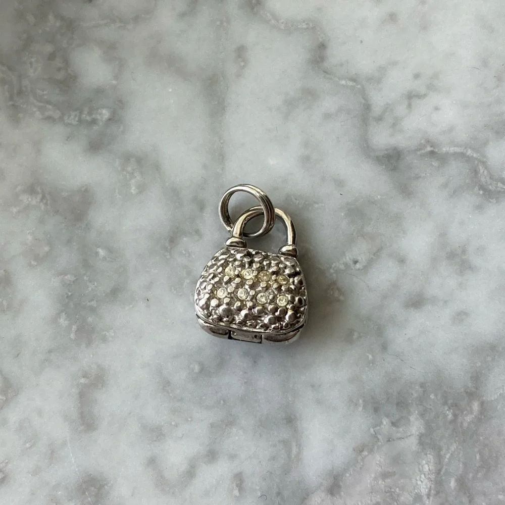 Sterling Silver Purse Charm